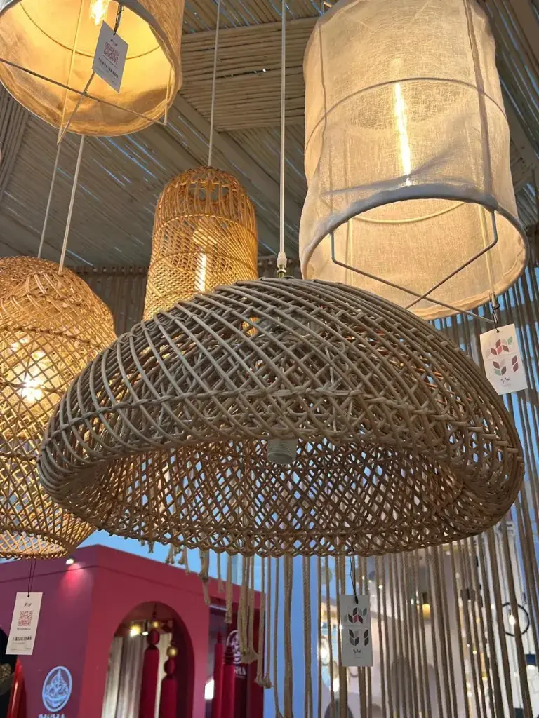 [L000B3] Bamboo Dome Chandelier.webp