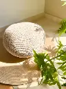 [ha0007cfka] Wheat-Spike Floor Pouf (kashmir).webp