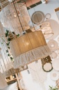 Boho Striped Chandelier