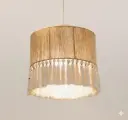 Boho Striped Chandelier
