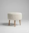 Hand-knitted Ottoman