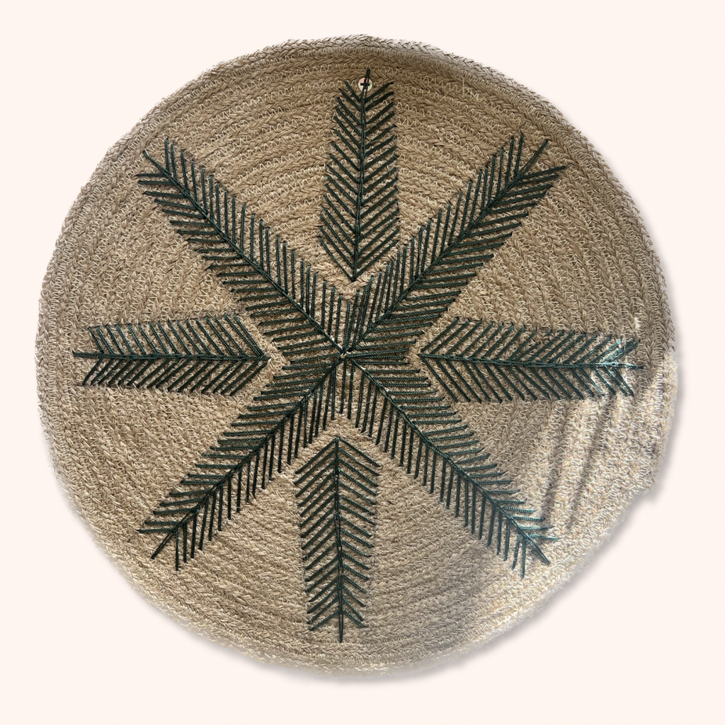 Palm leaves wall-plate