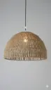 Half-circle Jute Lampshade