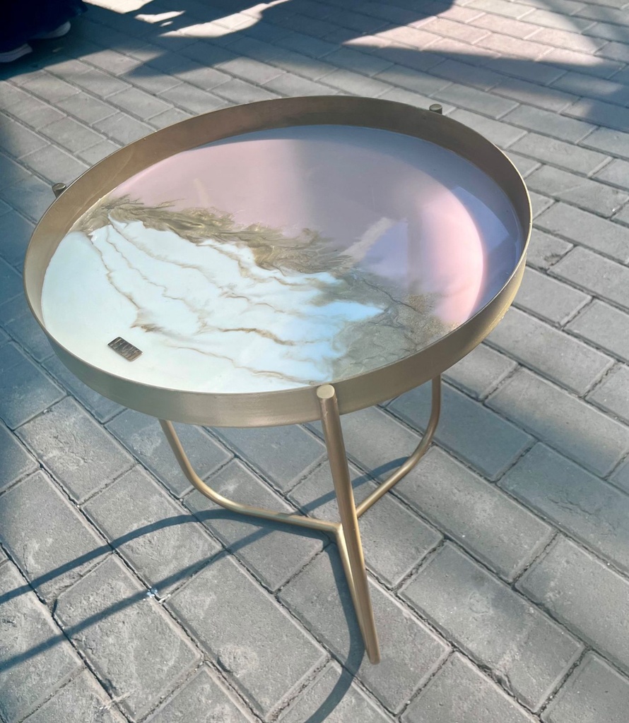 Steel Side Table