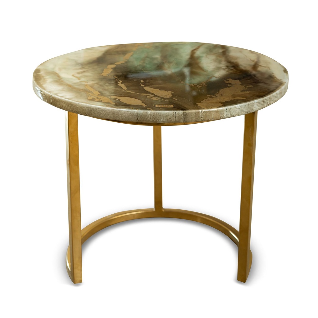 Shades of Green Side Table