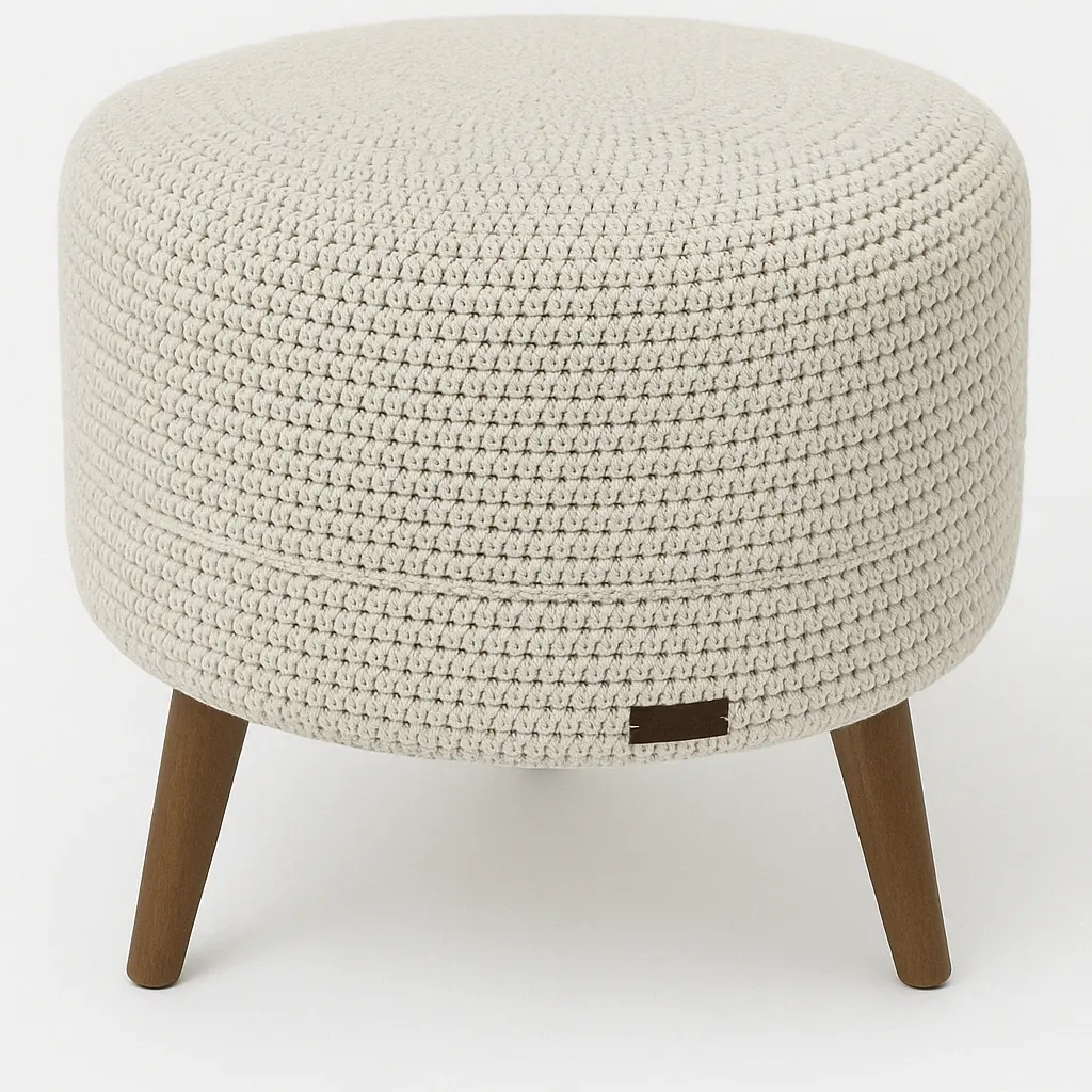 Wheat-Spike Ottoman