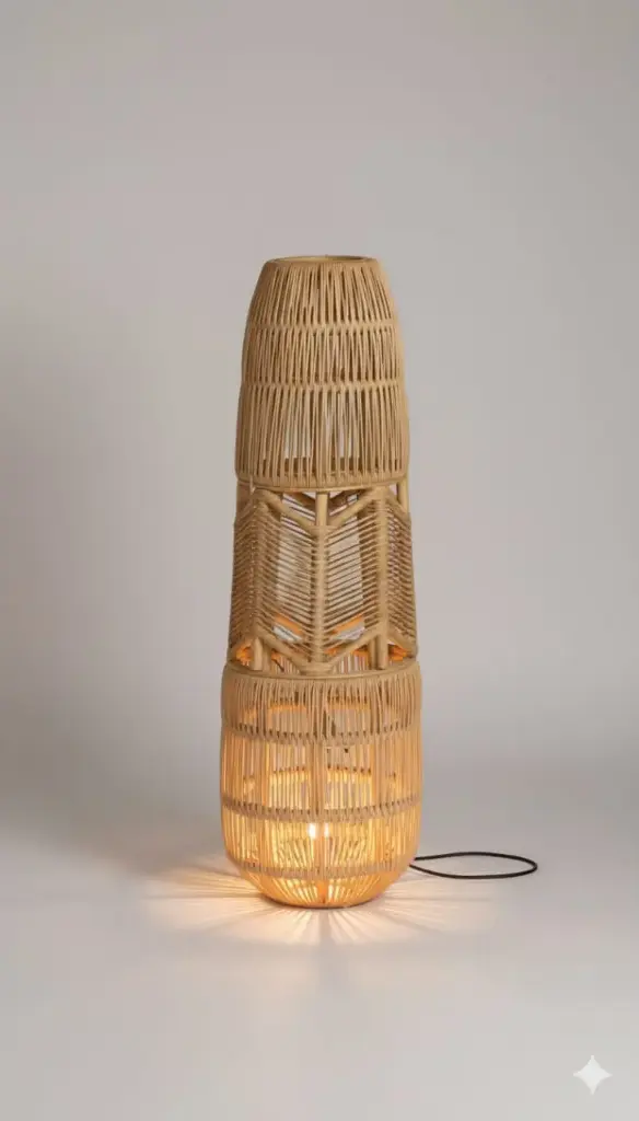 Bamboo Floor-Lamp