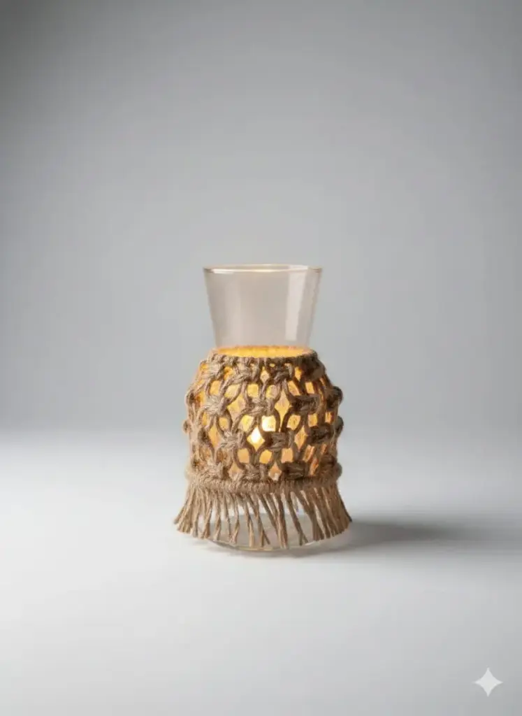 Macramé Mumluk - Jute