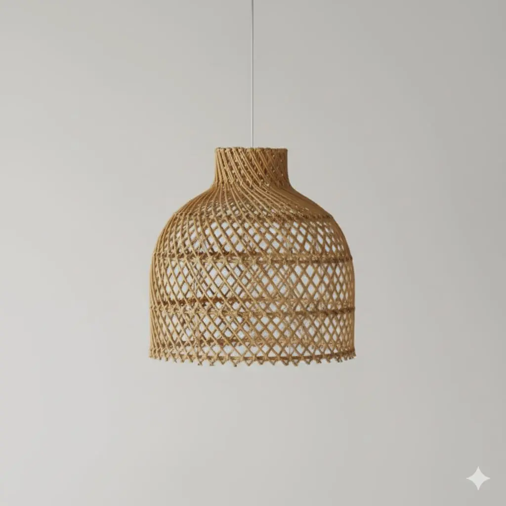 Bamboo Spiral Lampshade