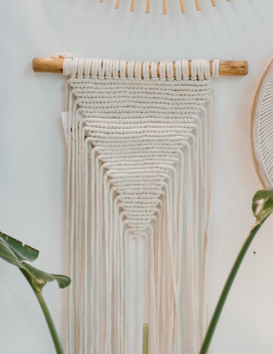 Triangle wall-hanging 45X90