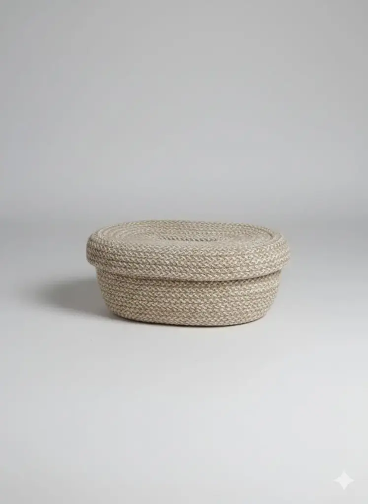 Tissue Box with Ropes