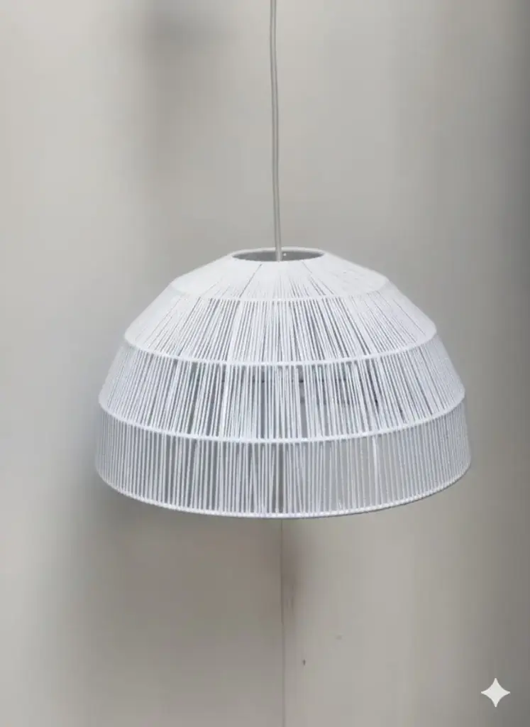 Half-Circle Cotton Lampshade