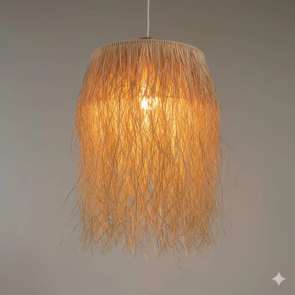 Ibiza Straw Chandelier