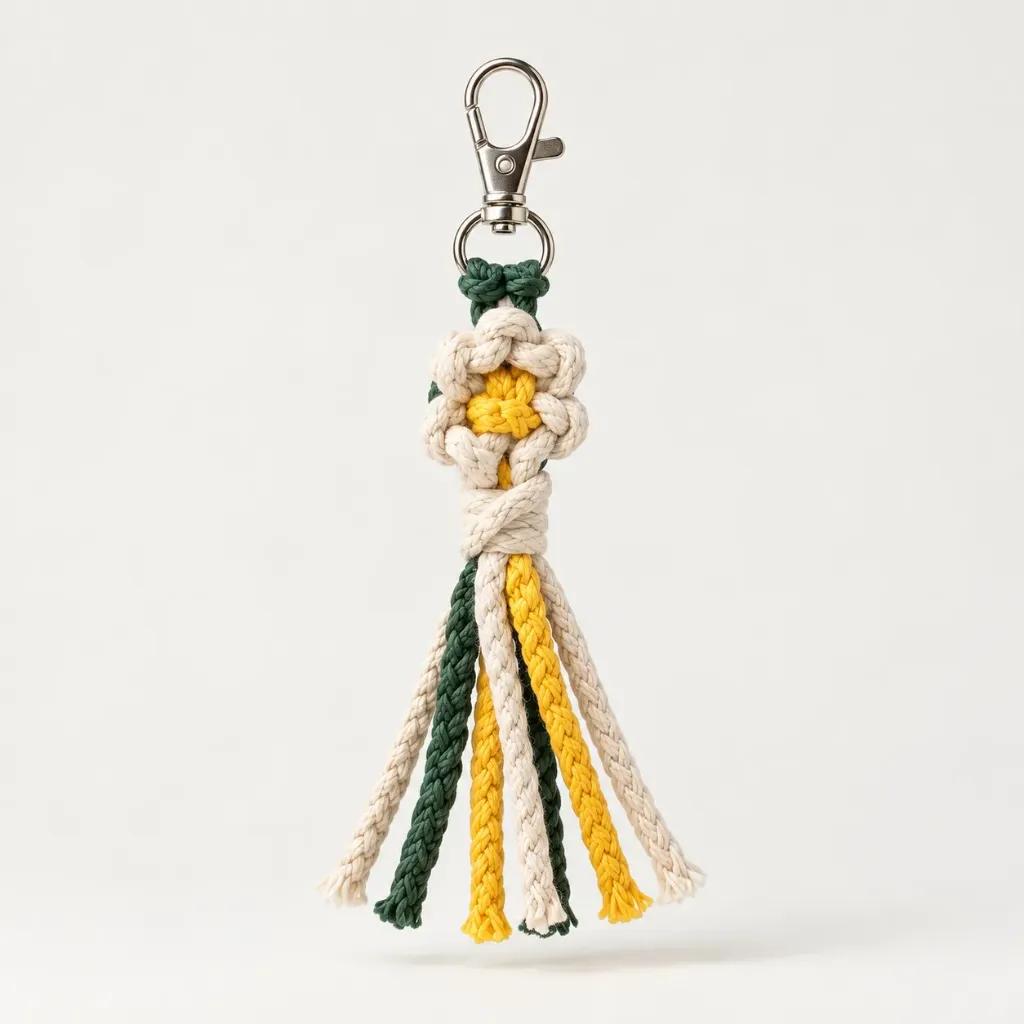 [F000FKC] Floral Key Chain