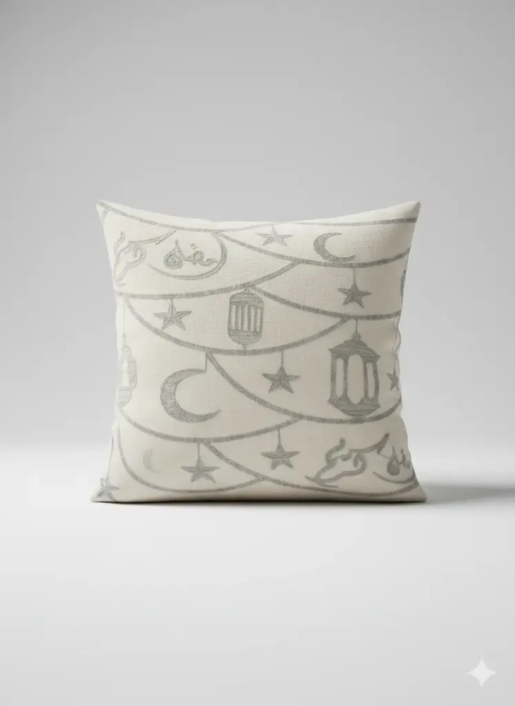 Gray Ramdan Cushion