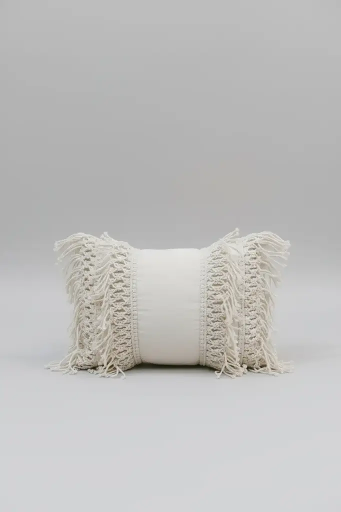 String & stripes cushion