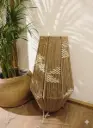 Decorated Floor Jute Lampshade