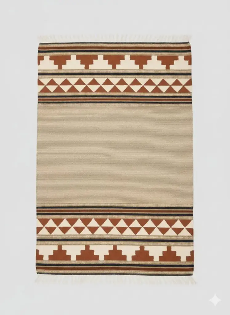 Desert Peaks Woven Kilim