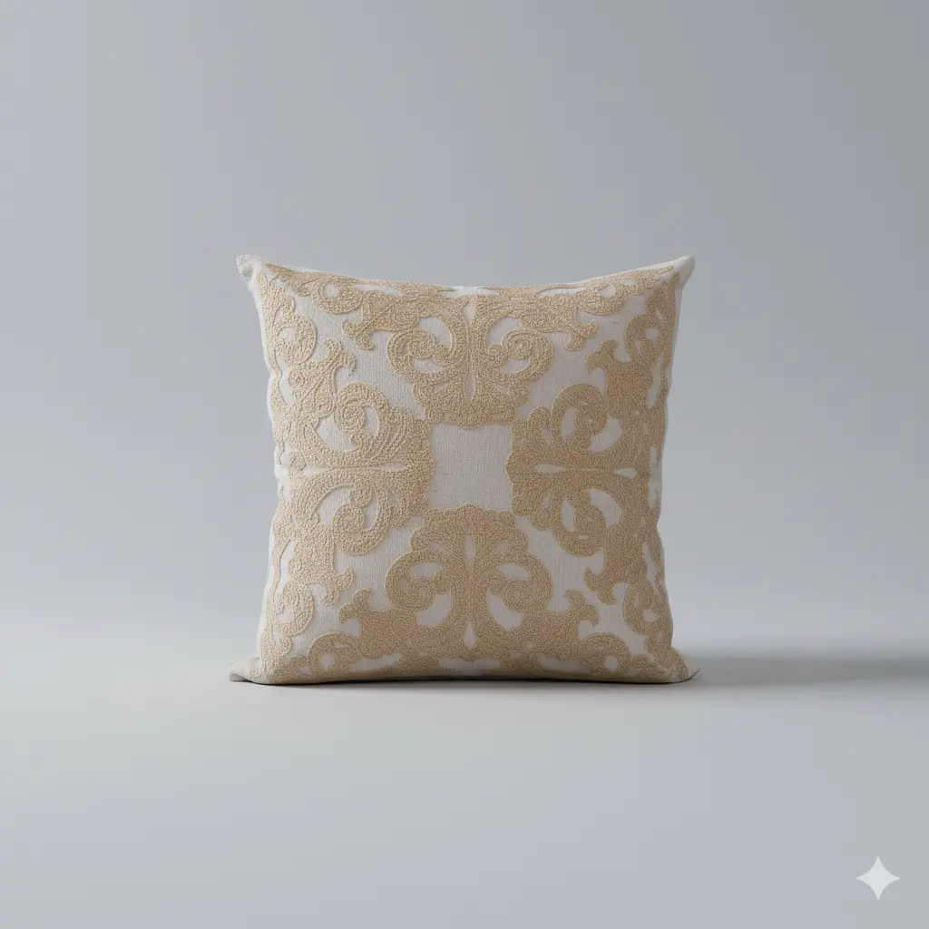 [4300BRCC4040] Beige Royal Cushion