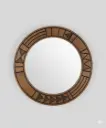 Roots round mirror