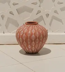 Decorated dinos Pottery