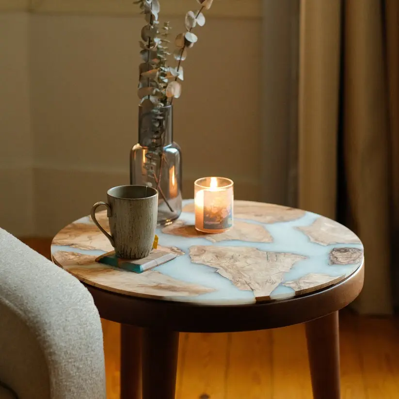 [4900CRST50] Side Table  (50 CM)