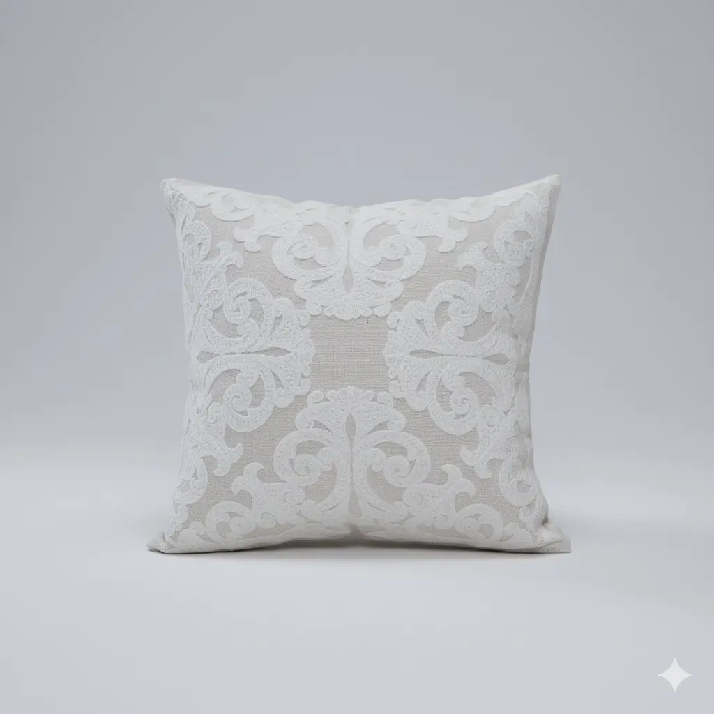 White Royal Cushion