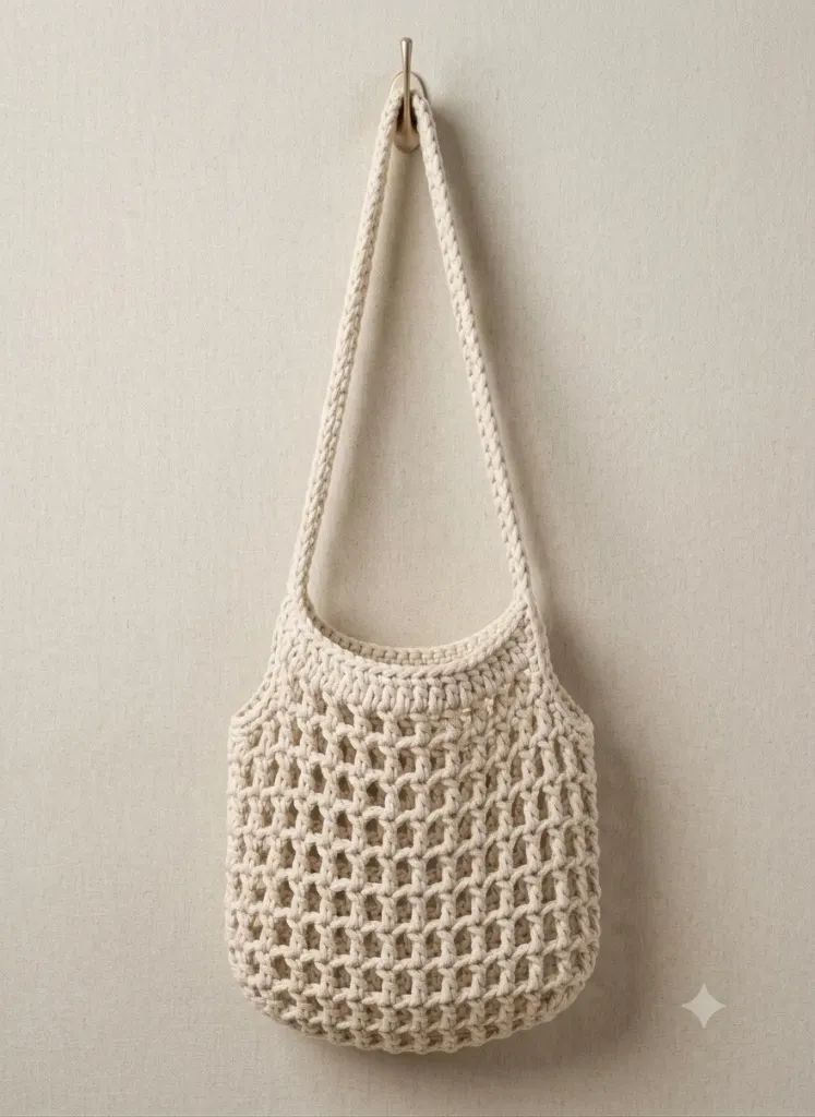 Net Crochet Cross bag 