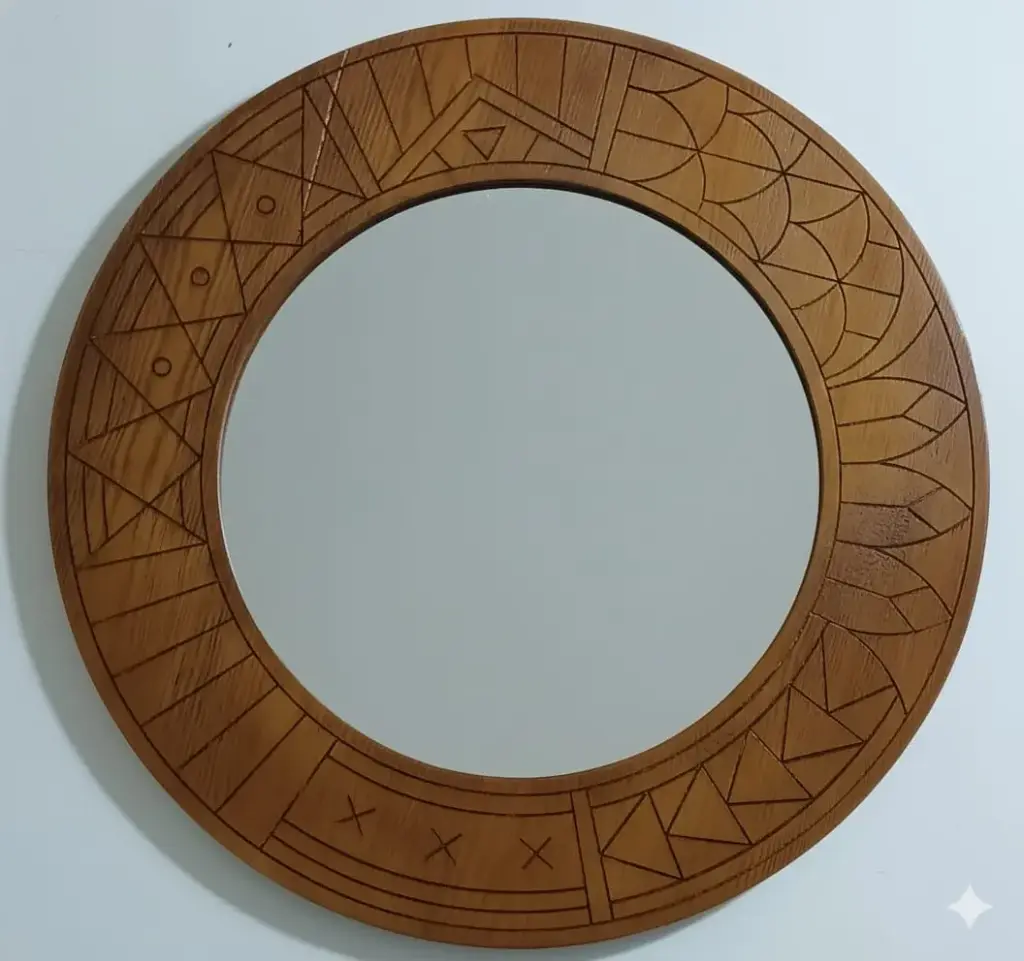 Roots round mirror 2