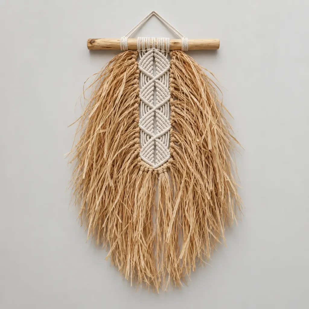 Lined Square Wall Hanging
