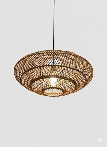 Saucer Bamboo Light 