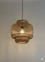 Tiered Bamboo Pendant Lamp