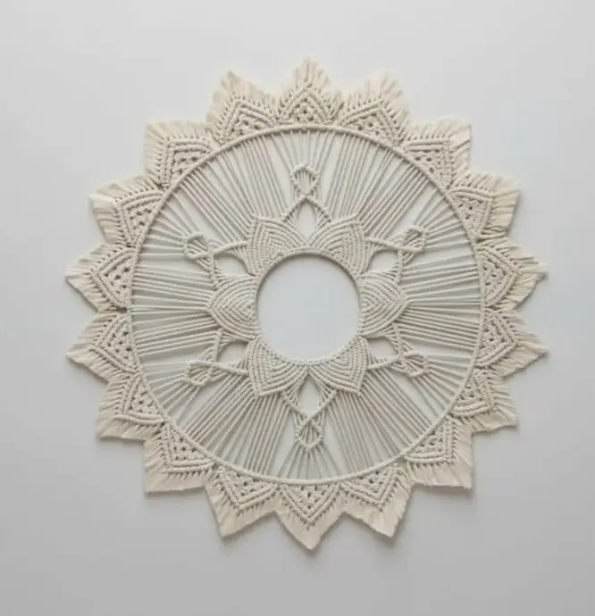 [h000sfw80] Sun Flower Wall Hang