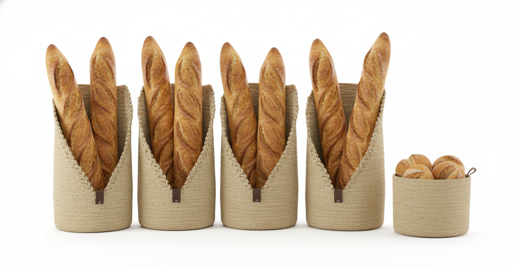 [b00023sj] Baguette Basket