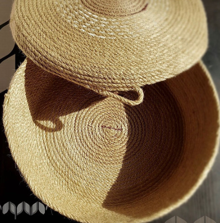 Bread Jute Basket with Lid