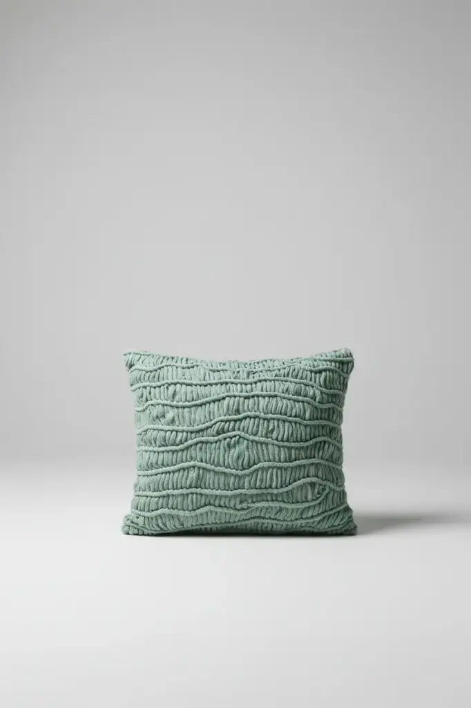 [C0002CW] Colored Wavy cushion  (With)