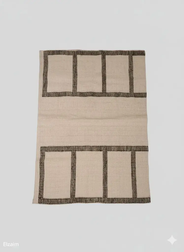 [r000ek185*270] Earth Grid Kilim Rug
