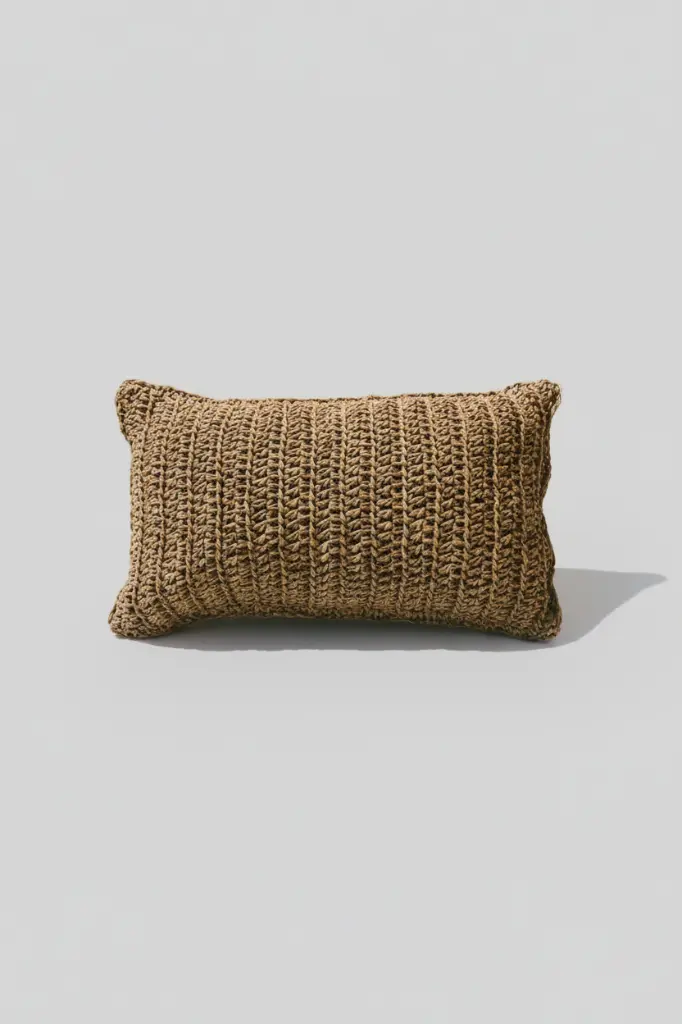 Raffia Cushion 