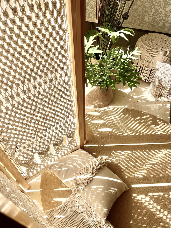 Macrame screen