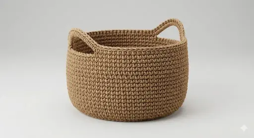 Organizer Round-Basket with handles 