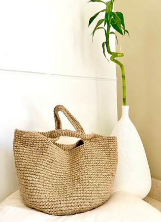 Pull-through Jute bag