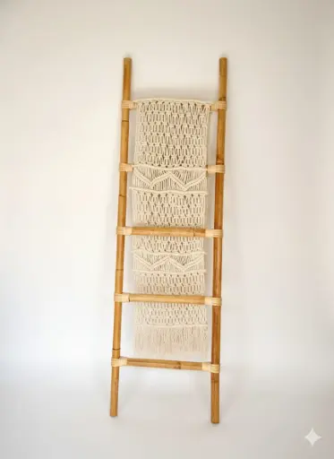Bamboo decoration ladder