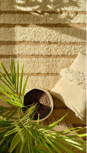 [r0006lwjk] Boho stripped Kilim 