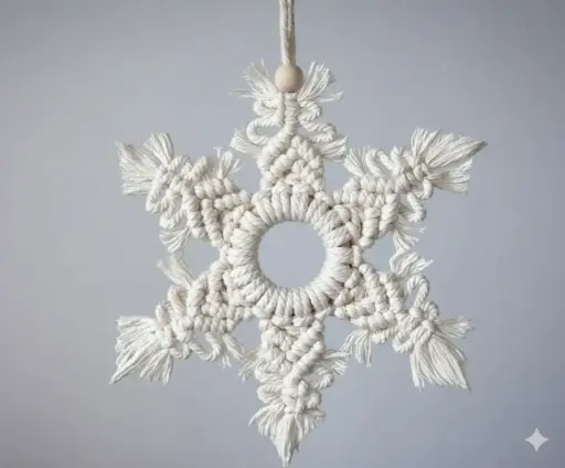 [hd000mos] Macrame ornaments - Star