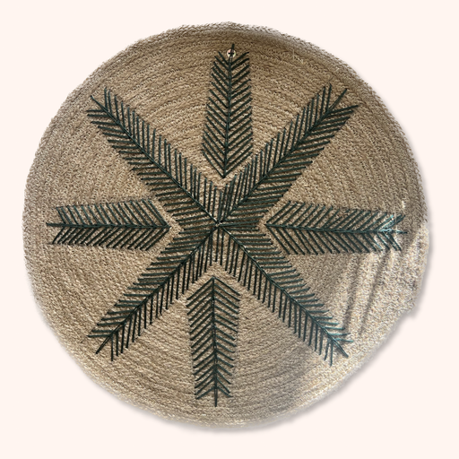 Palm leaves wall-plate