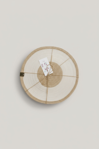 [ha0009scj2] Cotton-Jute Placemats (set of 6)