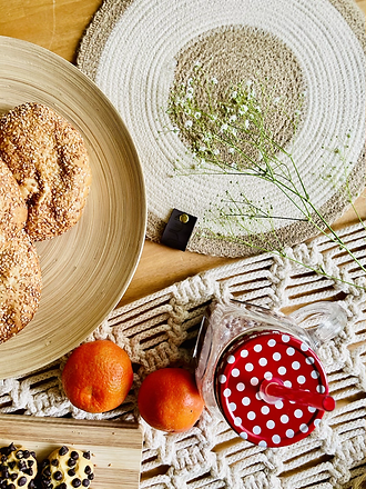 [ha0009scj2] Cotton-Jute Placemats-set of 6