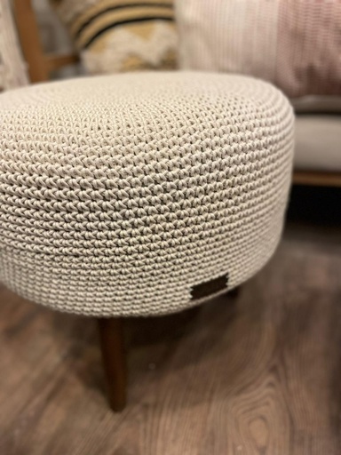 Wheat-Spike Ottoman