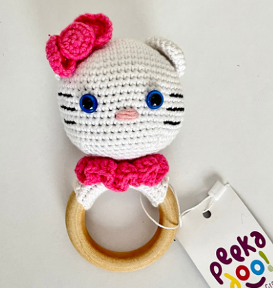 [2500R003] MITTEN THE CAT RATTLE