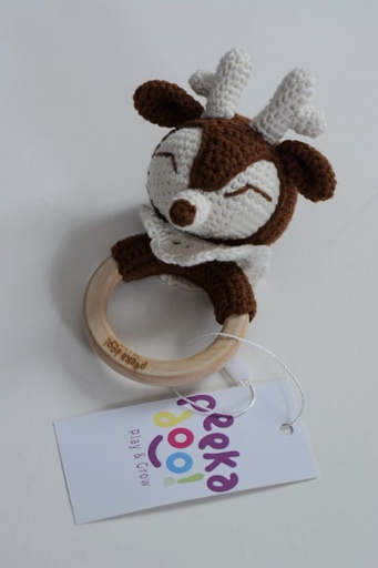 [2500R005] WHIMSY THE FOX RATTLE